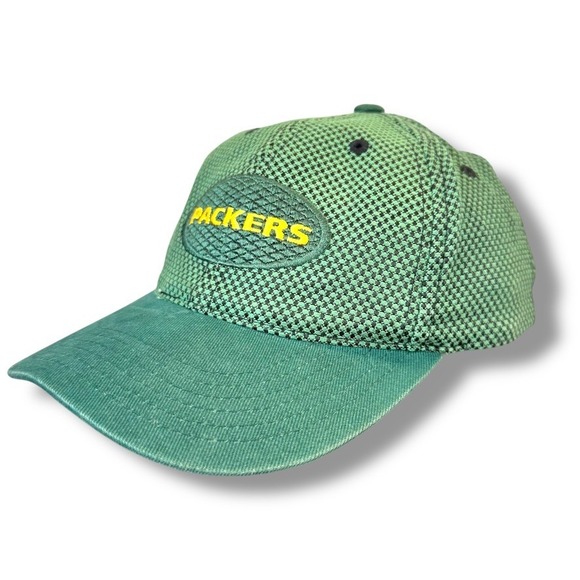 VTG Green Bay Packers Youth Hat NFL Football ANNCO Cotton Adjustable Cap - Picture 1 of 9